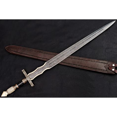 Damascus Sword 1036 Black Forge Knives Touch Of Modern
