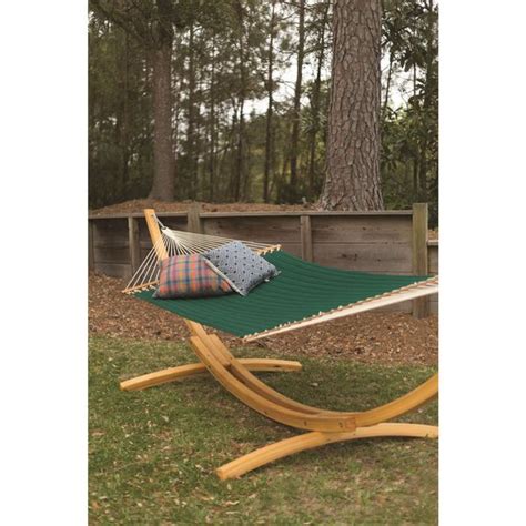 Shop Pawleys Island Hammocks Forest Green Canvas Quilted Fabric Large