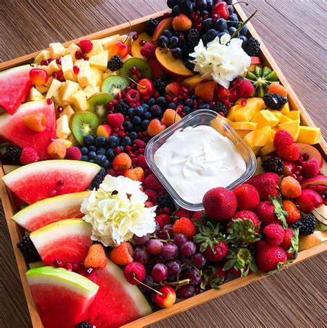 Fruit Platter With Watermelon Berries And More By Theblondekitchen