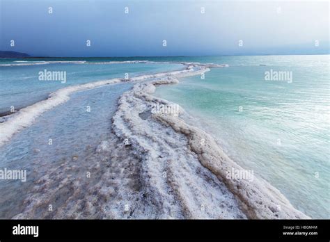 Beautiful Coast Of The Dead Sea Stock Photo Alamy