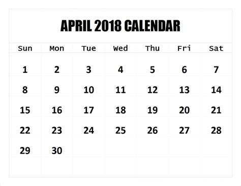 Blank 4 Week Calendar Printable Template Calendar Design