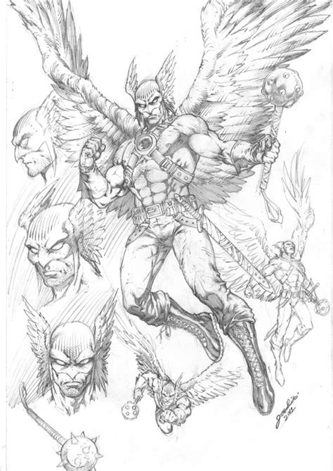 Hawkman Hawkman Marvel Character Design Comic Book Drawing