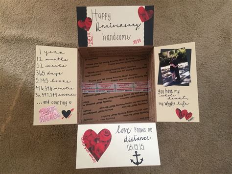 Traditional 39th wedding anniversary gifts for your husband. 1 year anniversary care package ️ (With images) | 1 year ...