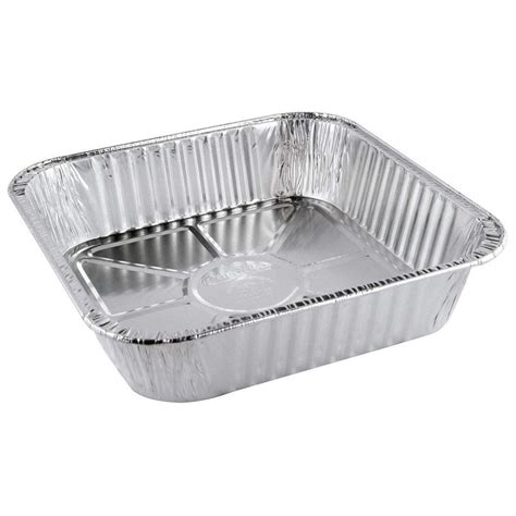 8 Square Disposable Aluminum Cake Pans Foil Pans Perfect For Baking