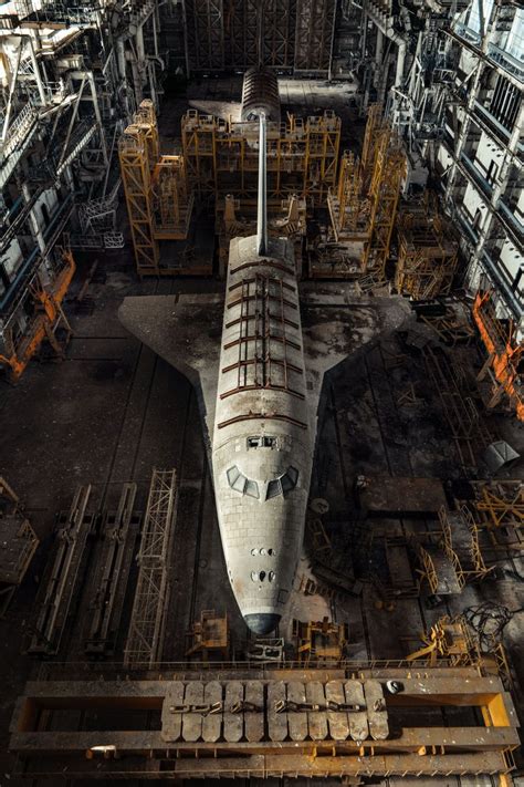Spectre Of The Soviet Spaceships Shuttles Left To Rot In Abandoned