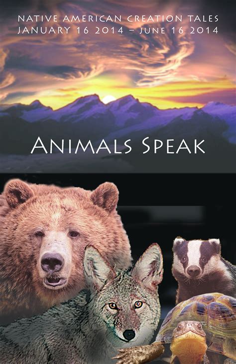 Dispensing with the usual vague based on a true story smoke screen, american animals claims to show the truth about what happened. Animals Speak: Native American Creation Stories | San ...