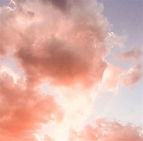 R O S I E Clouds Peach Aesthetic Instagram