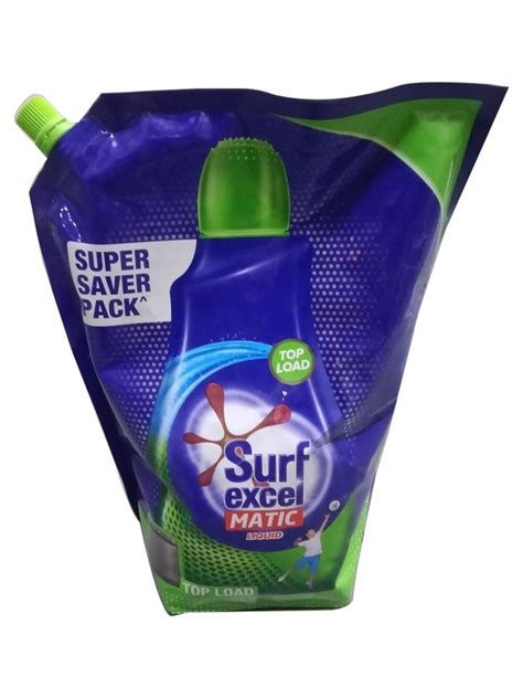 Lavender 2 L Surf Excel Matic Top Load Liquid Detergent Packaging Type