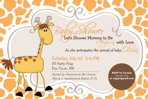 How To Planning Little Giraffe Baby Shower Free