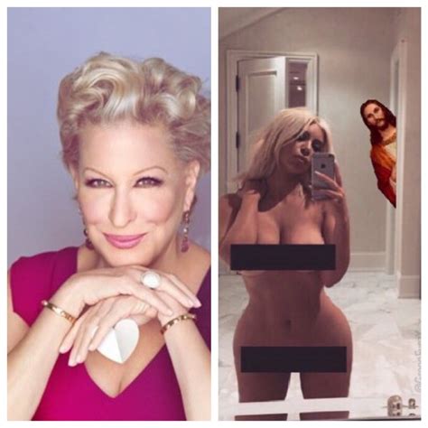 Bette Midler Shades Kim K On Twitter For Nude Selfie Blacksportsonline