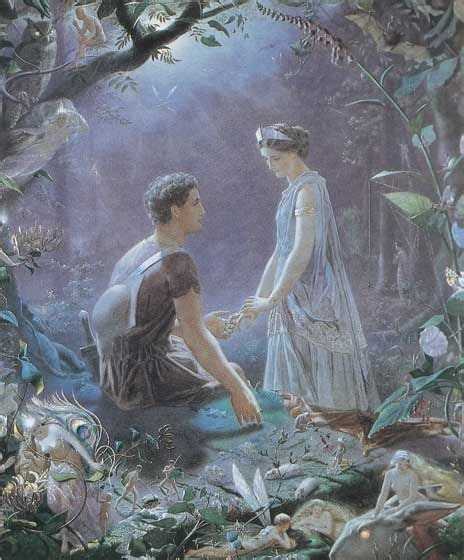 A Midsummer Nights Dream Hermia And Lysander In 2019 Illustrated