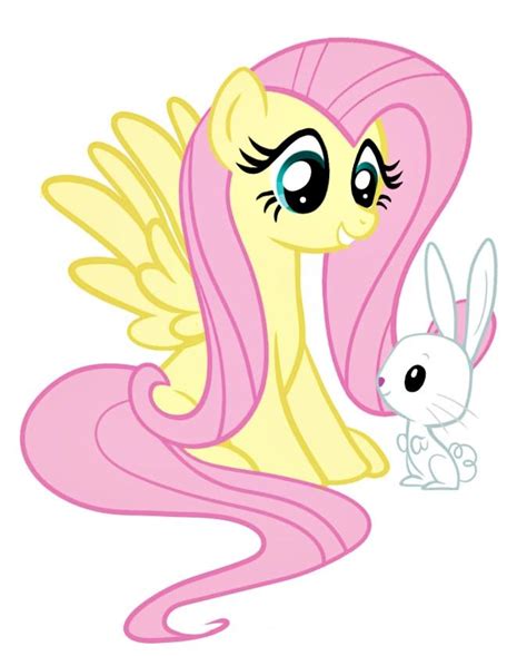 Fluttershy And Angel Bunny By Pinkcupcake17 On Deviantart