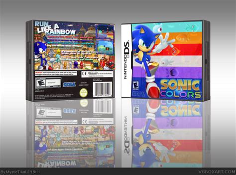 Sonic Colors Nintendo Ds Box Art Cover By Mystictikal