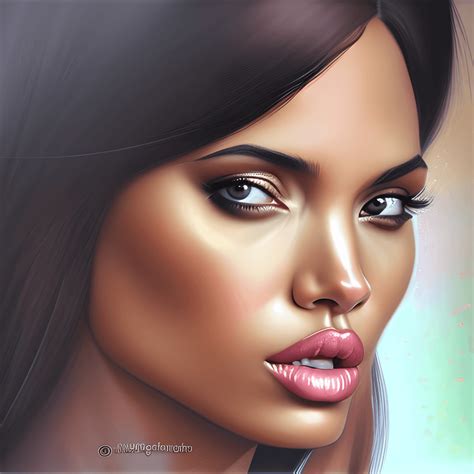 Beautiful Dominican Beauty Angelina · Creative Fabrica