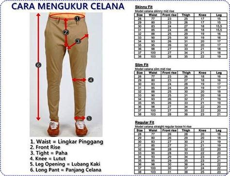 Arti Waist Dalam Ukuran Celana Homecare24