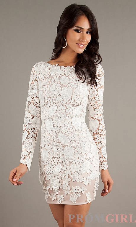 Short White Lace Dress