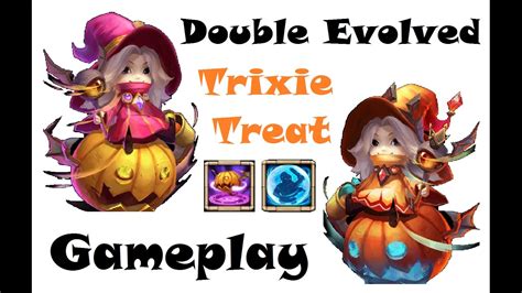 Double Evolved Trixie Treat Gameplay Devo Archdemon Awesome Maxed Hero