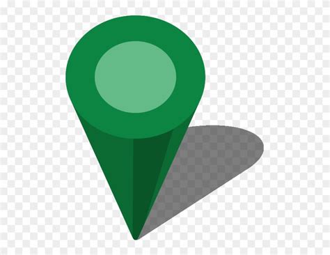 Vector Green Location Pin Png Clip Art Library