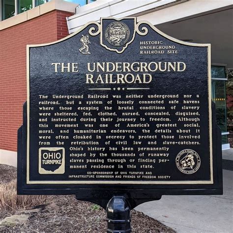 The Underground Railroadescaping Slavery In Eastern Ohio Historical Marker