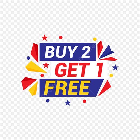 Buy 1 Get Vector Art Png Buy 2 Get 1 Free Offer Sale Tag Symbols Buy