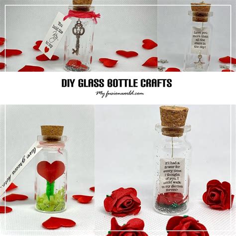 Diy Glass Bottle Crafts Myfusionworld