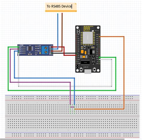 Nodemcu Communication To Rs485 Device Using Ttl To Rs485 Converter