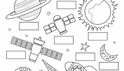 preschool solar system worksheet for kindergarten