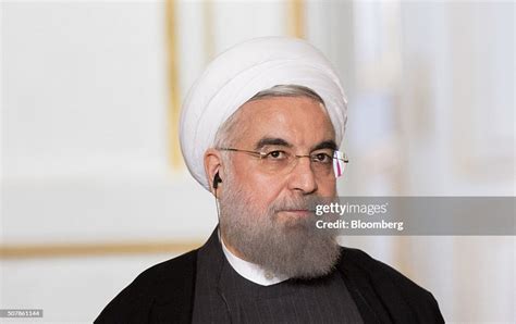 hassan rouhani iran s president pauses during a joint press news photo getty images