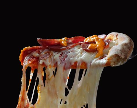 Fatia De Pizza Com Queijo Derretido Imagem De Stock Imagem De Derretido Homemade 8175427