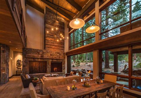 Woodsy Mountain Cabin In Martis Camp Blends Modern With Rustic Cabin
