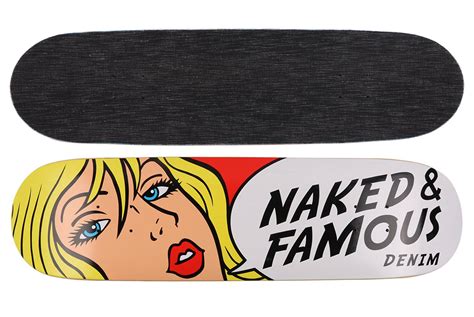 Naked And Famous Drops In With Denim Skateboard Decks