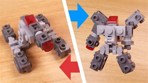 How To Build Mini Lego Tank Type Transformer Robot Mega Shot Similar
