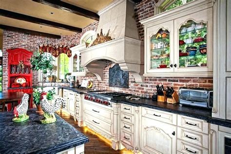 French country kitchen backsplash ideas photos. red brick backsplash brick red brick backsplash canada ...