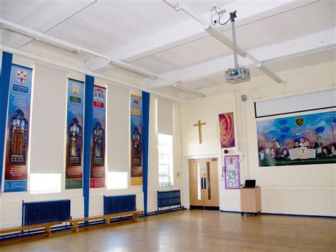 School Hall Display And ‘house Banners