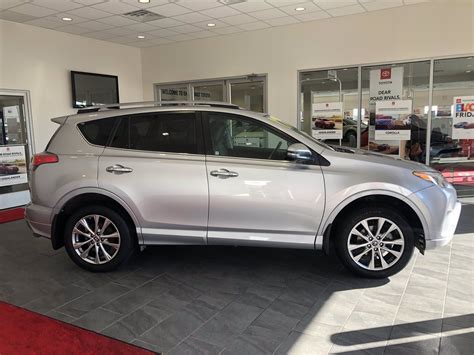 Certified Pre Owned 2017 Toyota Rav4 Platinum 4 Cyl Awd Suv Sport