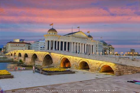 Stone Bridge Skopje City Architecture Stone Bridge Skopje