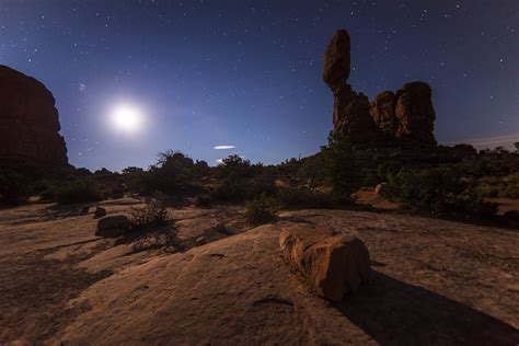 Free Images Nature Rock Sky Night Cosmos Sandstone