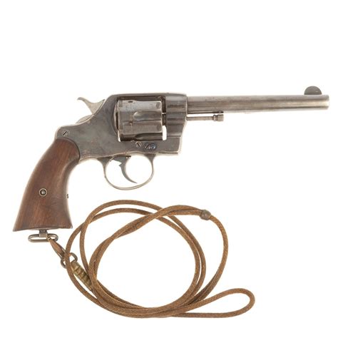 Sold Price Colt Us Army Model 1901 Double Action Revolver