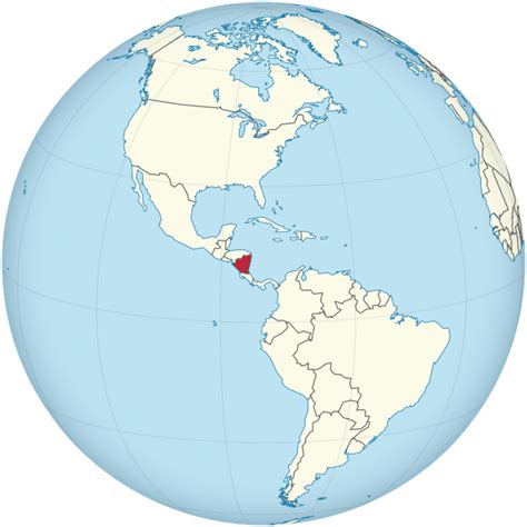 ⊛ Mapa de Nicaragua 🥇 Político & Físico Imprimir | Colorear | 2022