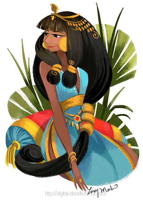 Cleopatra By Lissy Marlin Blogwebsite Digital Doodle