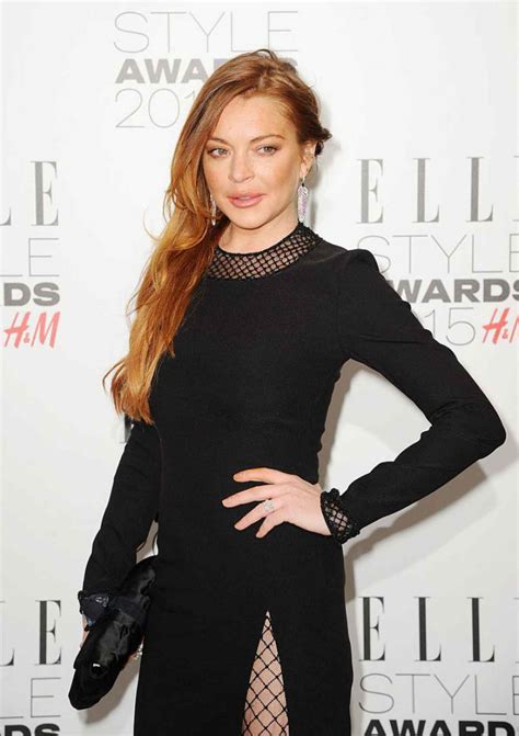Lindsay Lohan 2015 Elle Style Awards In London