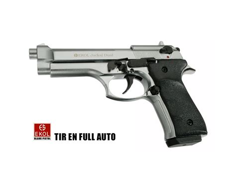 Beretta 92fs Chromé Pistolet Dalarme