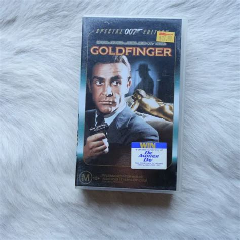 James Bond Goldfinger Vhs James Bond Vhs 007 Sean Connery Movie Special