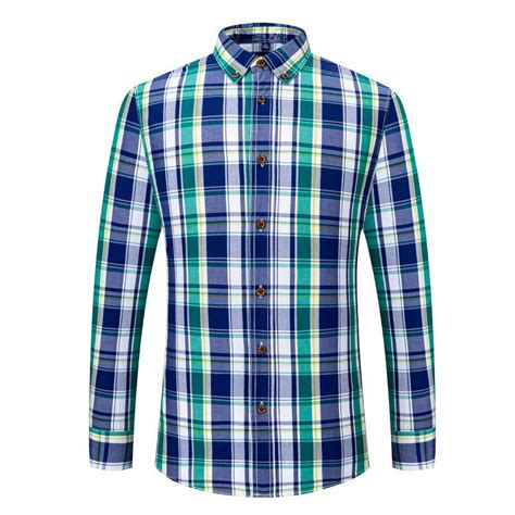 Men's Plaid Professional Work Shirt - Elevate Your Wardrobe with Style