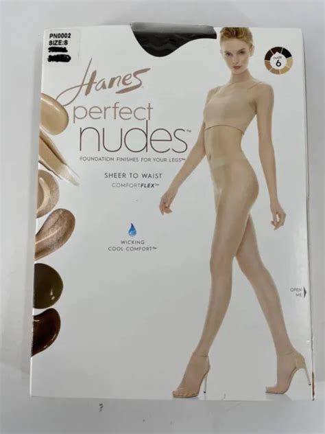 Hanes Perfect Nudes Sheer To Waist Girl Short Hosiery Pack Nude Sz