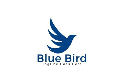 Blue Bird Logo Design 420904 Logos Design Bundles Bird Logo
