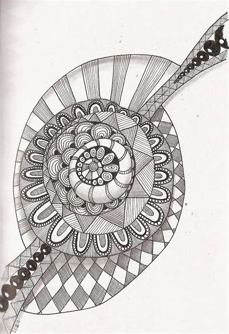 Zentangle Coloring Pages Adult