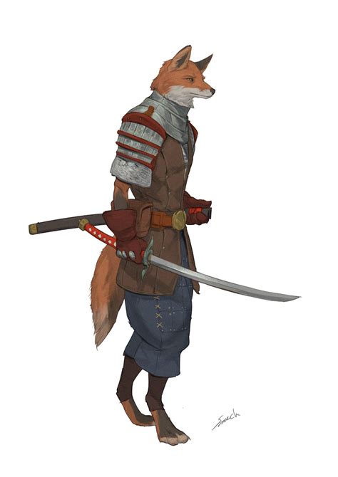 Sonech On Twitter In 2021 Fox Character Swordsman Fox Fantasy