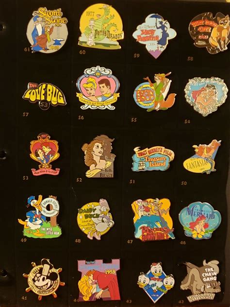 Disney Countdown To The Millennium Pins Complete Set 101 Ebay