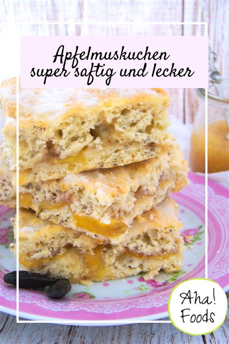 Vegan backen ist gar nicht so schwer! Einfacher veganer Blechkuchen mit Apfelmus ohne ...
